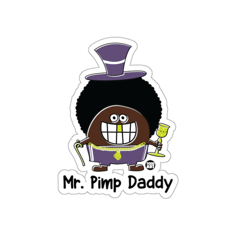 Load image into Gallery viewer, Mr. Pimp Daddy Character Design Sticker
