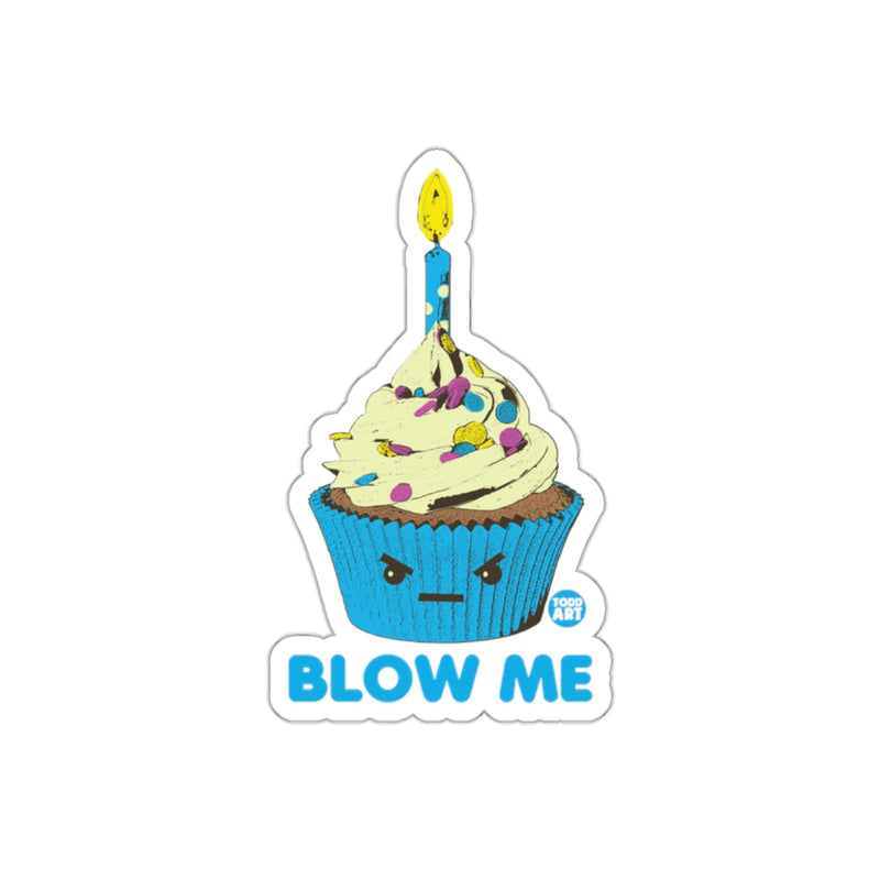 Load image into Gallery viewer, Blow Me Cupcake Candle Funny Sticker
