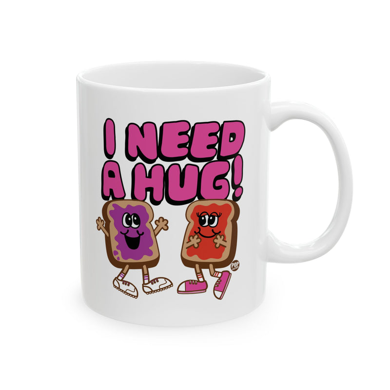 Load image into Gallery viewer, I Need A Hug PBJ Mug
