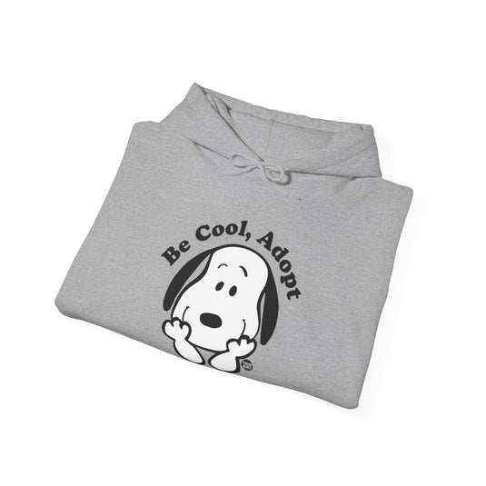 Be Cool Adopt Don't Shop Dog Unisex Heavy Blend Hooded Sweatshirt