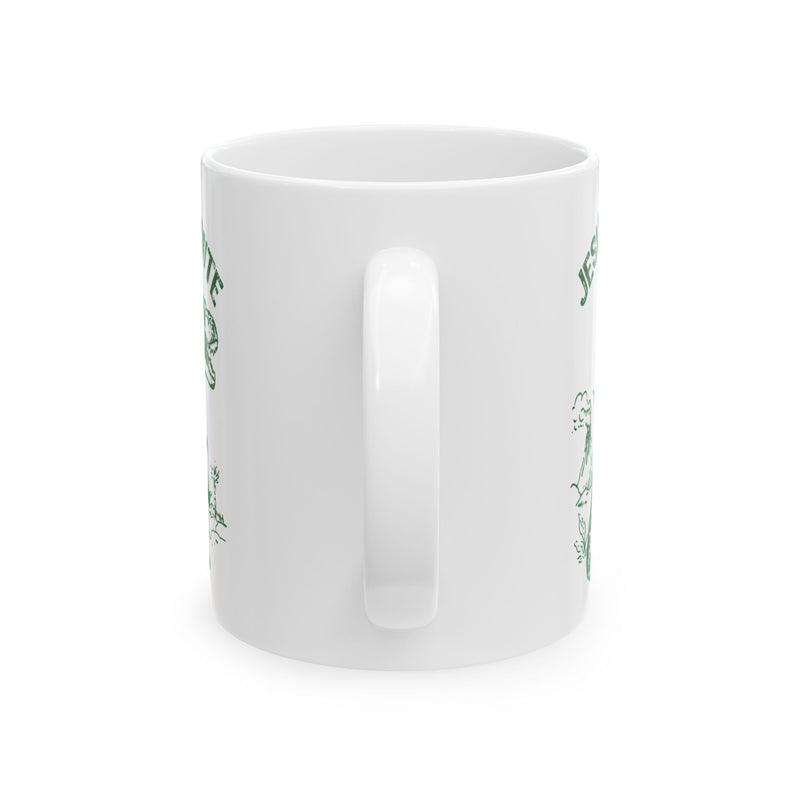 Load image into Gallery viewer, Jesus Dino Mite Mug, Funny Mugs for Him, Sarcastic Mens Mug, Funny Coffee Mug Men
