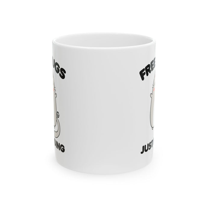 Free Hugs Cat Mug