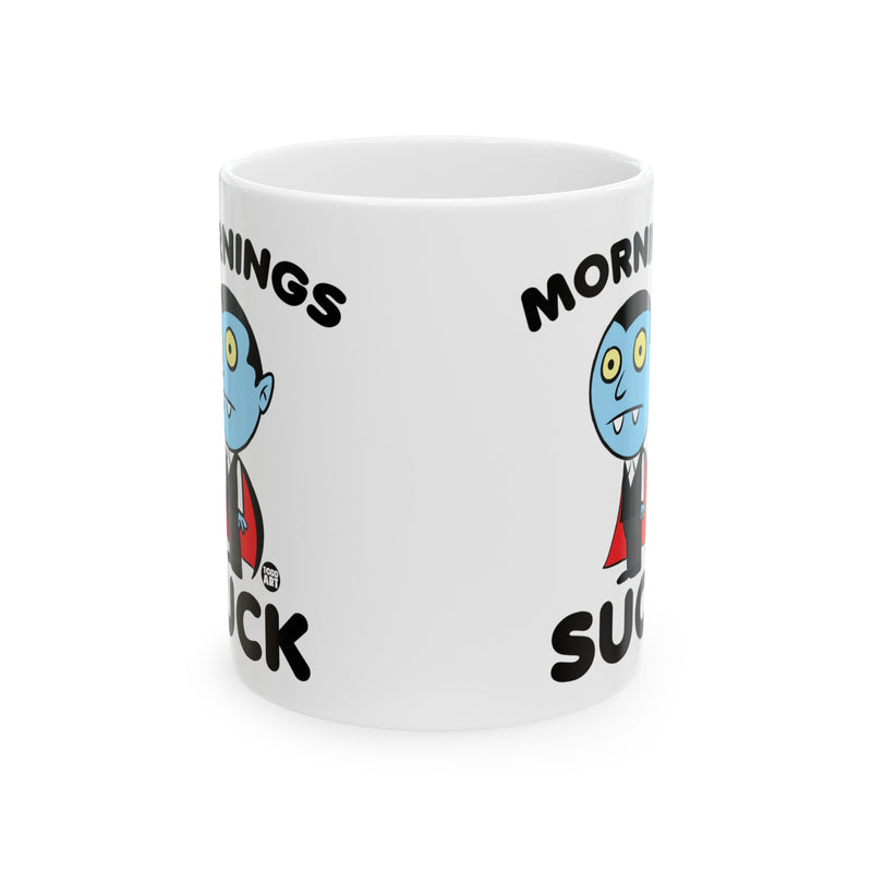 Load image into Gallery viewer, Mornings Sucks Dracula 11oz Mug
