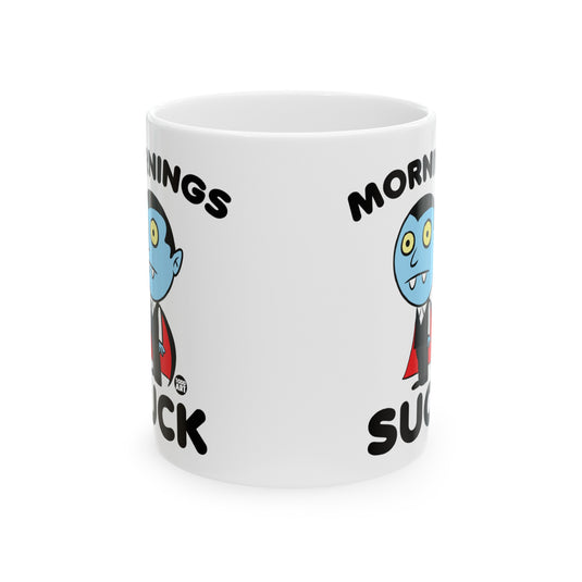 Mornings Sucks Dracula 11oz Mug