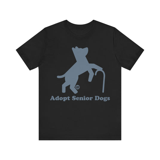 Adopt Senior Dogs Unisex Jersey Short Sleeve Tee