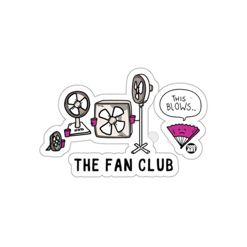 Load image into Gallery viewer, The Fan Club This Blows Funny Sticker
