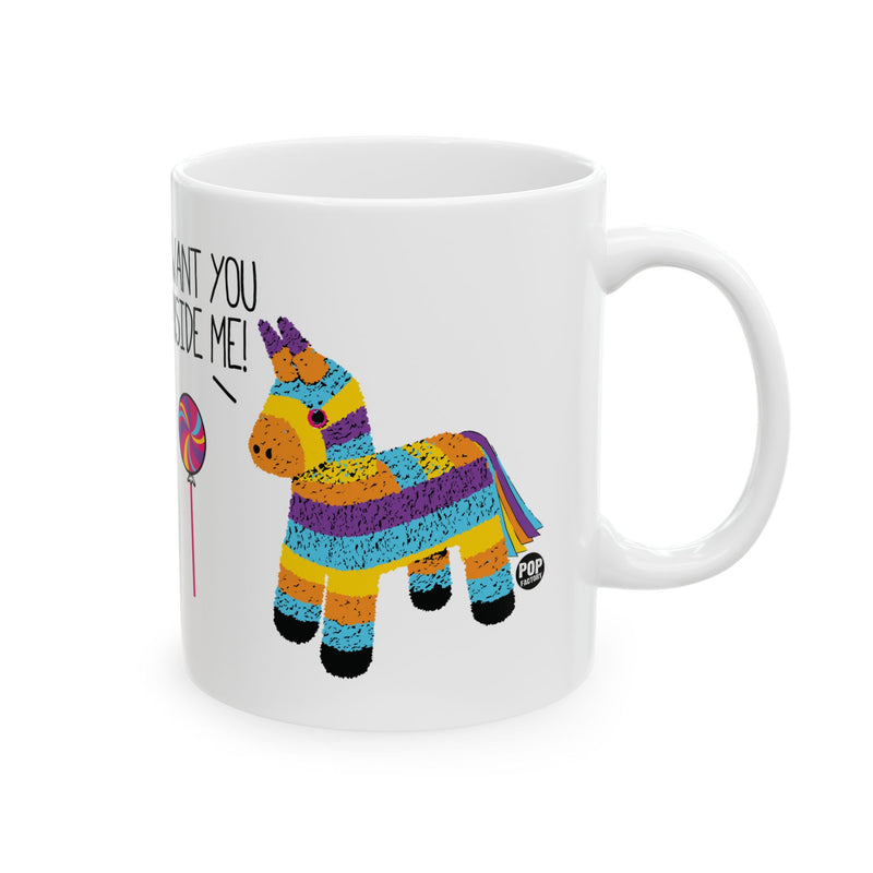 Load image into Gallery viewer, I Want You Inside Me Pinata Mug
