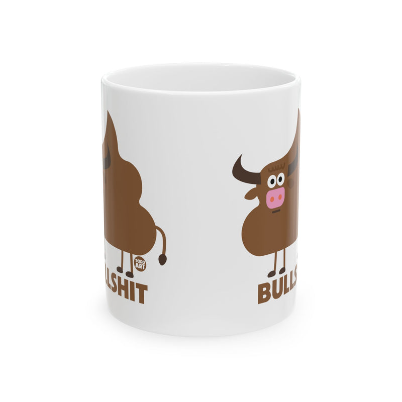 Load image into Gallery viewer, Bullshit Coffee Mug, Funny Bull Shit Mug, Adult Humor Bull Mug
