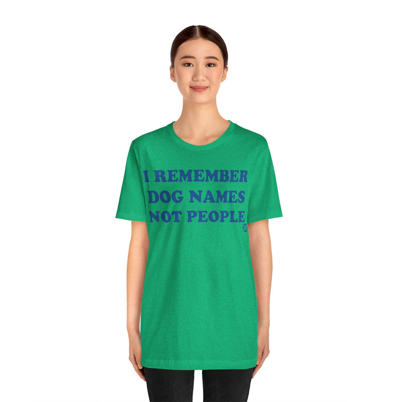 Load image into Gallery viewer, I Remember Dog Names Unisex Jersey Short Sleeve Tee
