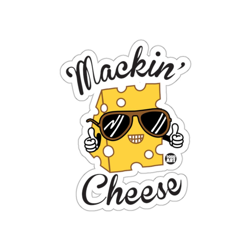 Load image into Gallery viewer, Mackin' Cheese Funny Sunglasses Sticker
