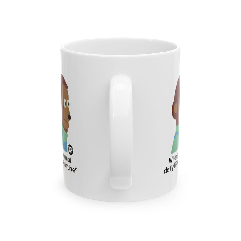 Load image into Gallery viewer, Awkward Monkey Mug, Quarantine Joke Mug, Funny Monkey Mug
