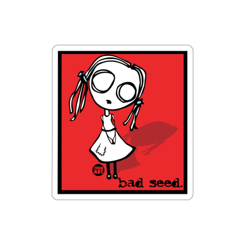 Load image into Gallery viewer, Bad Seed Cartoon Girl Art Design Sticker
