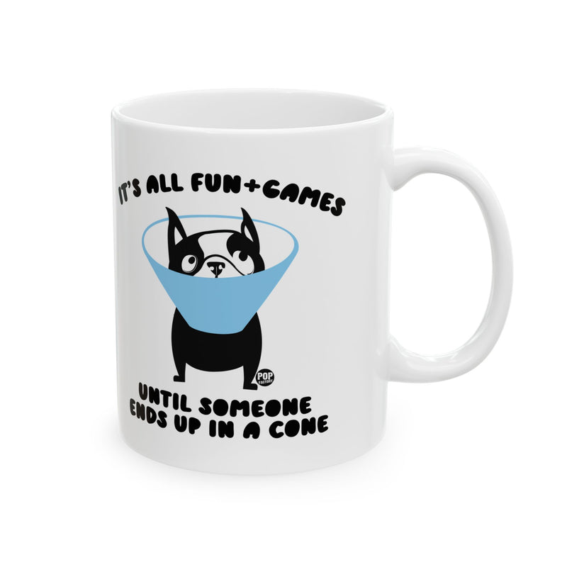 Load image into Gallery viewer, Fun And Games Dog Cone Mug
