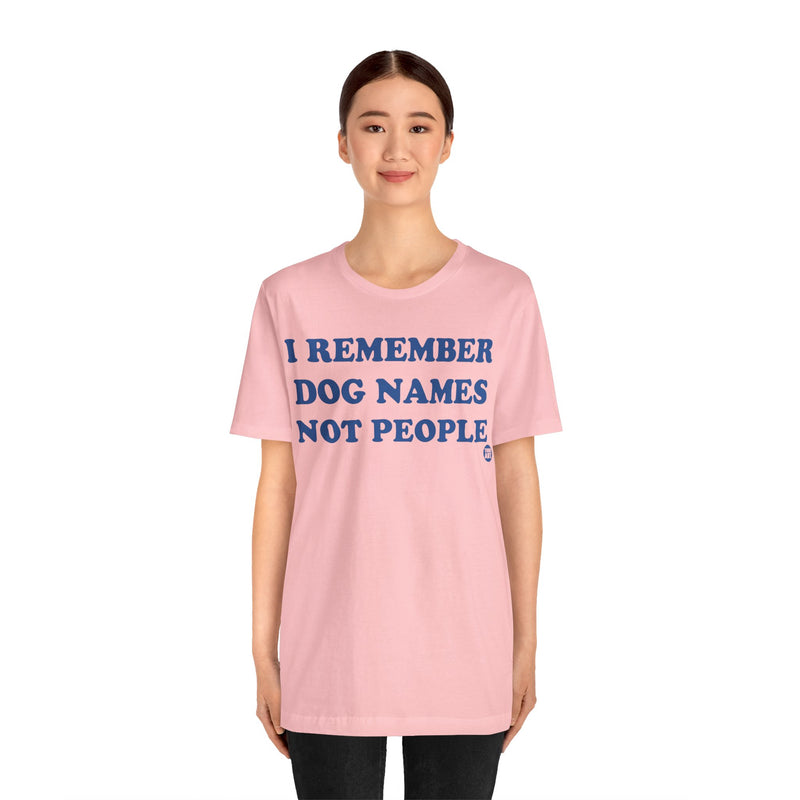 Load image into Gallery viewer, I Remember Dog Names Unisex Jersey Short Sleeve Tee
