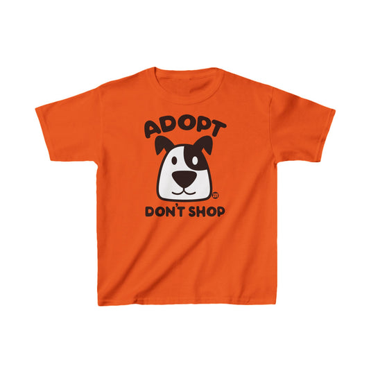 Adopt Don't Shop Dog Tee, Cute Dog Tshirt for Kids, Cute Kids Tees, Dog Shirt For Kids, Pet Adoption Kids Shirt