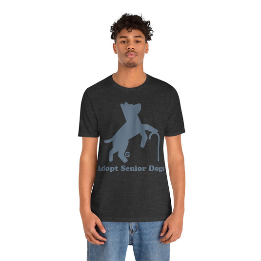 Adopt Senior Dogs Unisex Jersey Short Sleeve Tee