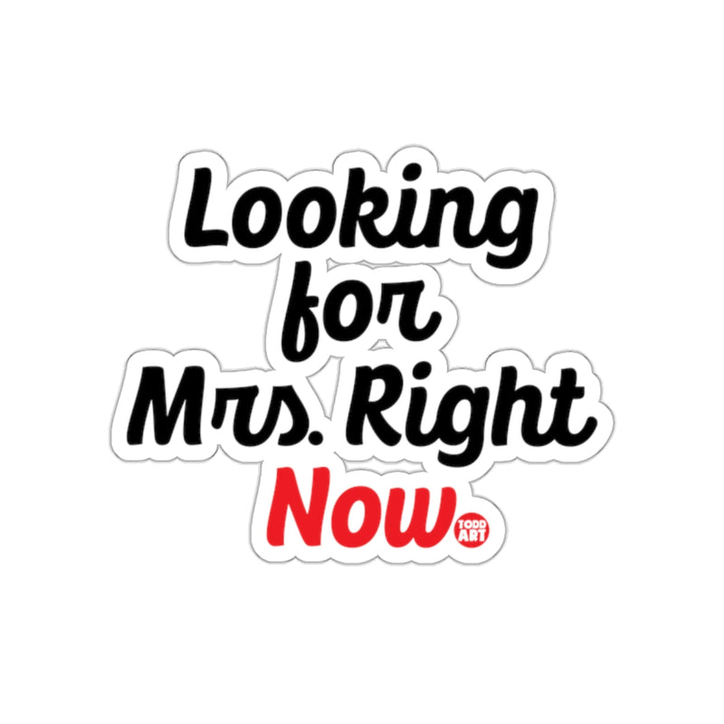 Load image into Gallery viewer, Looking for Mrs. Right Now sticker product
