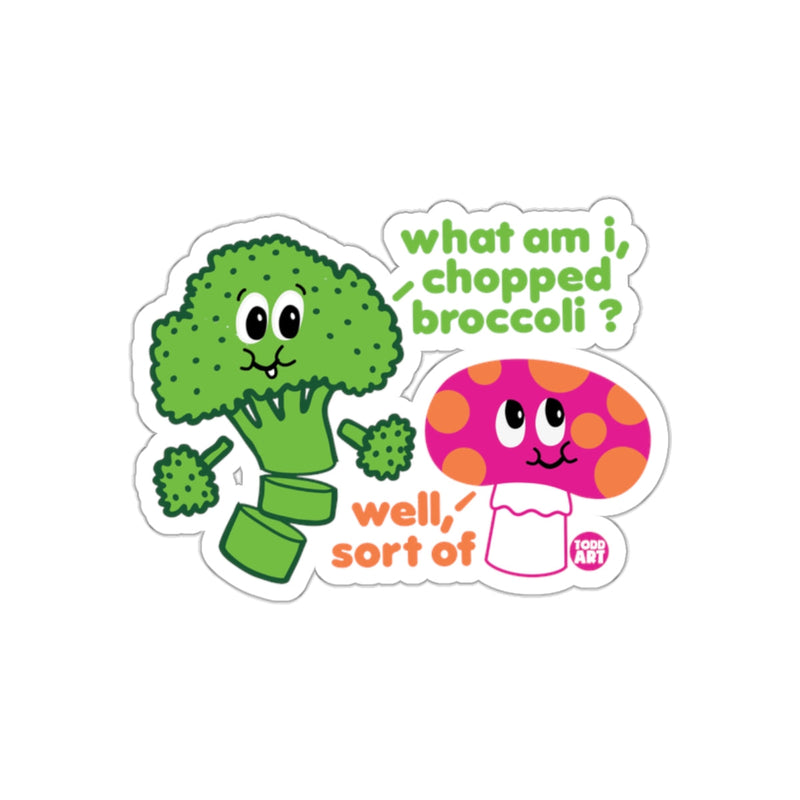 Load image into Gallery viewer, Cute Broccoli and Mushroom Friends Sticker Design
