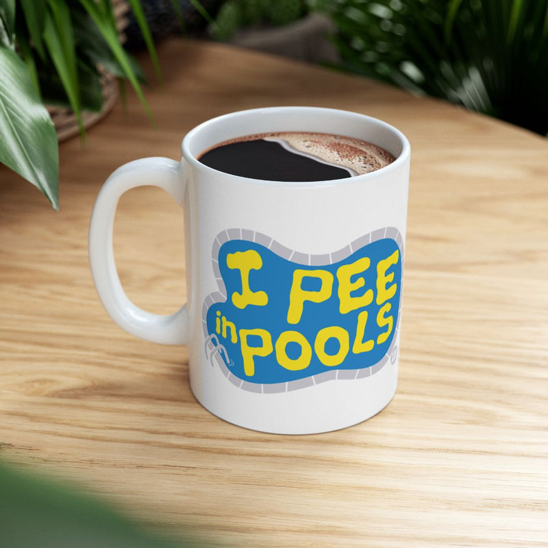 Load image into Gallery viewer, I Pee in Pools Funny Mug for Lighthearted Conversations

