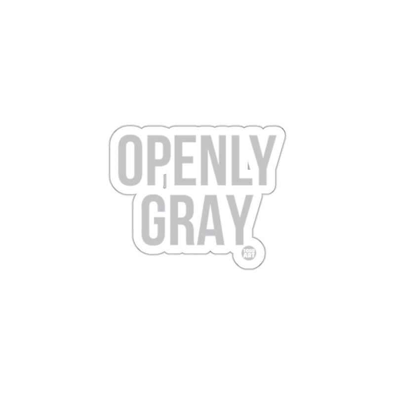 Load image into Gallery viewer, Openly Gray Decorative Graphic Sticker Decal

