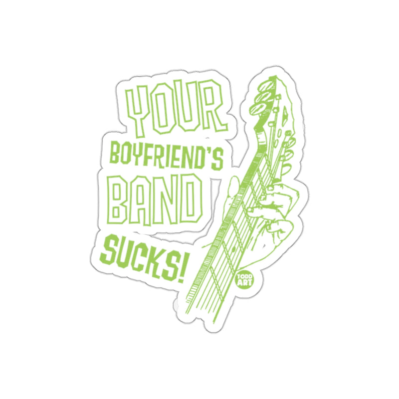Load image into Gallery viewer, Your Boyfriend's Band Sucks Guitar Art by Todd Art sticker
