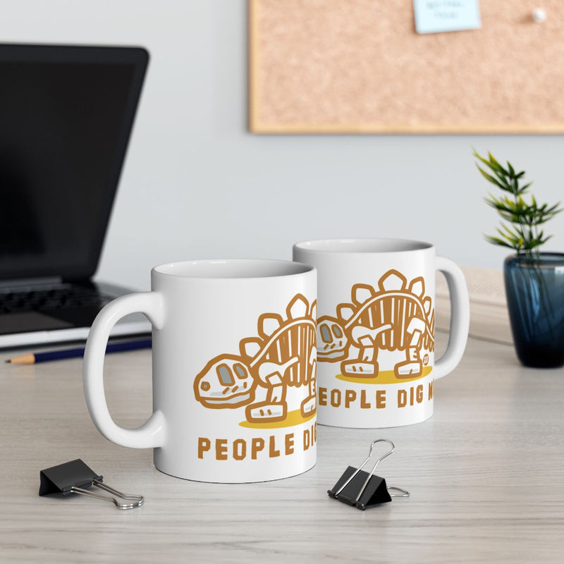 Load image into Gallery viewer, People Dig Me Dinosaur Coffee Mug Custom Gift
