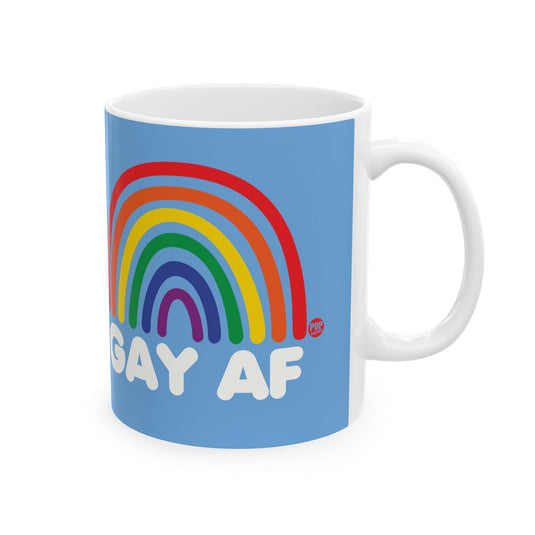 Gay AF Rainbow Mug