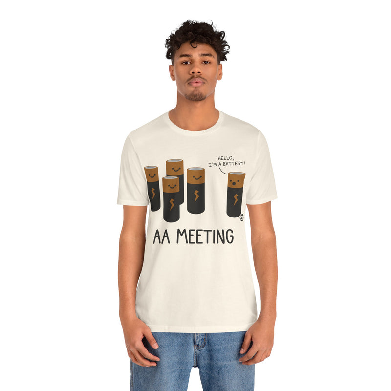 Load image into Gallery viewer, AA Meeting Unisex Tee
