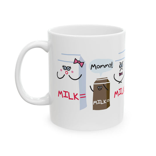 Chocolate Milk Mommy Mug, Chocolate Milk Joke Coffee Mug, Adult Humor Mugs