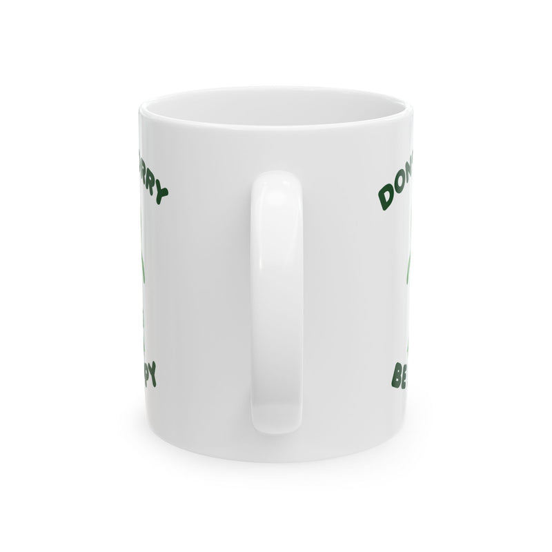 Load image into Gallery viewer, Don&#39;t Worry Be Hoppy Frog Mug
