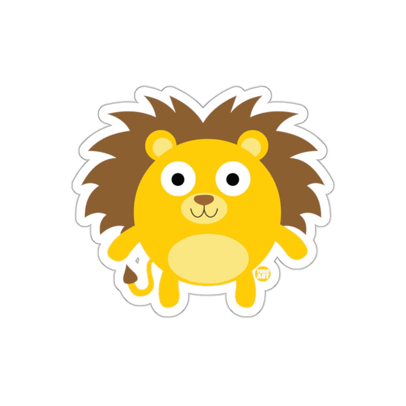 Load image into Gallery viewer, Cute Cartoon Lion with Big Eyes Sticker Product
