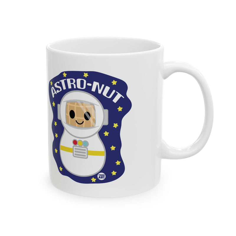 Load image into Gallery viewer, Astro Nut Mug, Funny Astronaut Mug, Astronaut Pun Mug
