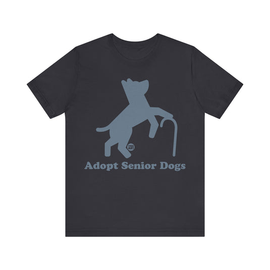 Adopt Senior Dogs Unisex Jersey Short Sleeve Tee