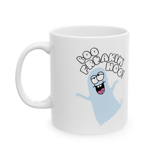 Boo Freakin Hoo Ghost Coffee Mug, Sarcastic Ghost Mug, Funny Halloween Mug Gift