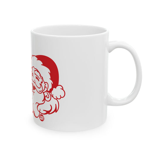 Santa hey hey hey Mug, Baker Mug Adult Humor