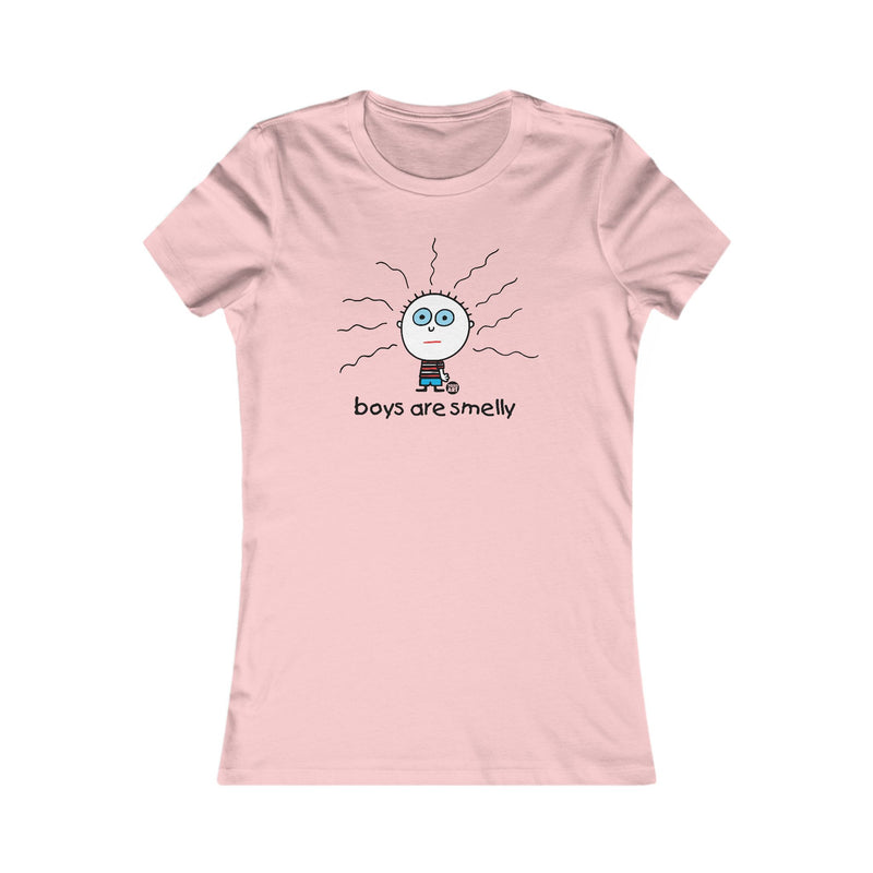 Load image into Gallery viewer, Boys are Smelly Ladies T Shirt, Funny Shirt for Her, Ladies Tshirts Funny, Sarcastic Shirt for Moms, Funny Tees for Women

