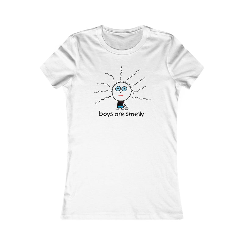 Load image into Gallery viewer, Boys are Smelly Ladies T Shirt, Funny Shirt for Her, Ladies Tshirts Funny, Sarcastic Shirt for Moms, Funny Tees for Women
