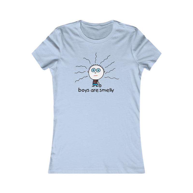 Load image into Gallery viewer, Boys are Smelly Ladies T Shirt, Funny Shirt for Her, Ladies Tshirts Funny, Sarcastic Shirt for Moms, Funny Tees for Women
