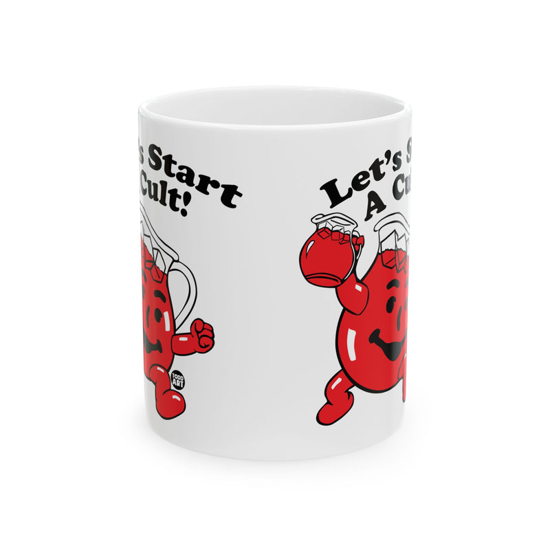 Load image into Gallery viewer, Kool Aid Start A cult Mug, Funny Mugs for Him, Sarcastic Mens Mug, Funny Coffee Mug Men
