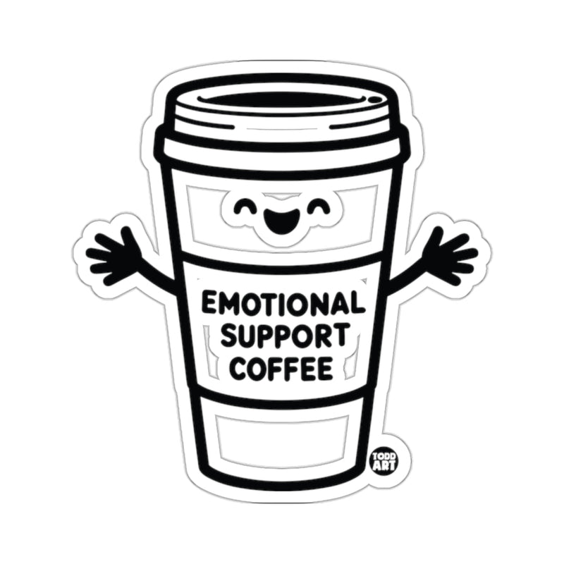 Load image into Gallery viewer, Smiling Coffee Cup Emotional Support Coffee Todd Art 
