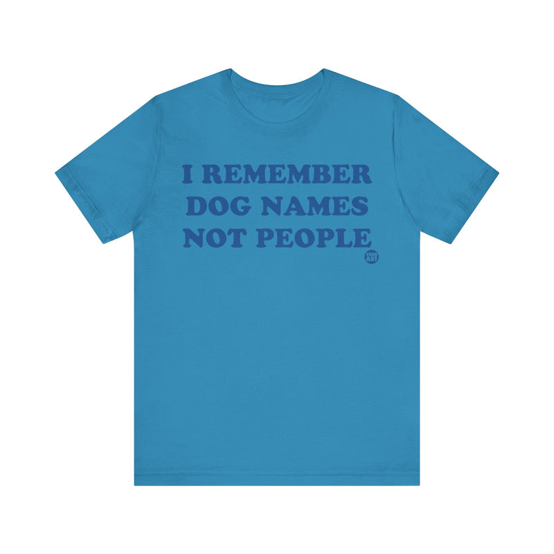 Load image into Gallery viewer, I Remember Dog Names Unisex Jersey Short Sleeve Tee
