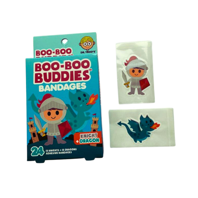 Load image into Gallery viewer, Boo-Boo Buddies Knight and Dragon Bandages
