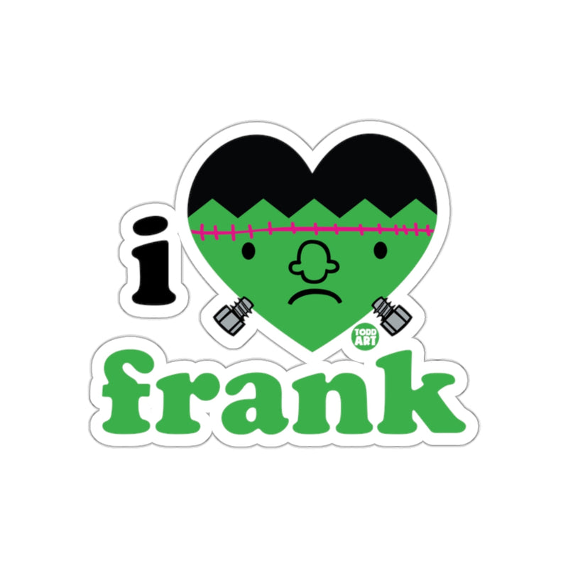 Load image into Gallery viewer, I Love Frank Heart Sticker Fun Art Design Sticker
