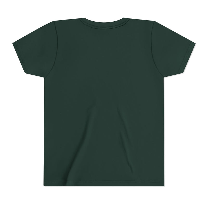Load image into Gallery viewer, Don&#39;t Stop Believing Kids Santa Tee, Santa Sleigh Children&#39;s Shirt, Santa Reindeer Xmas Tee Kids
