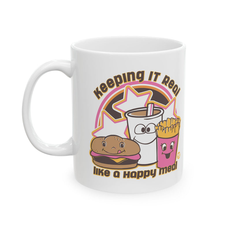 Load image into Gallery viewer, Keep It Real Happy Meal Mug
