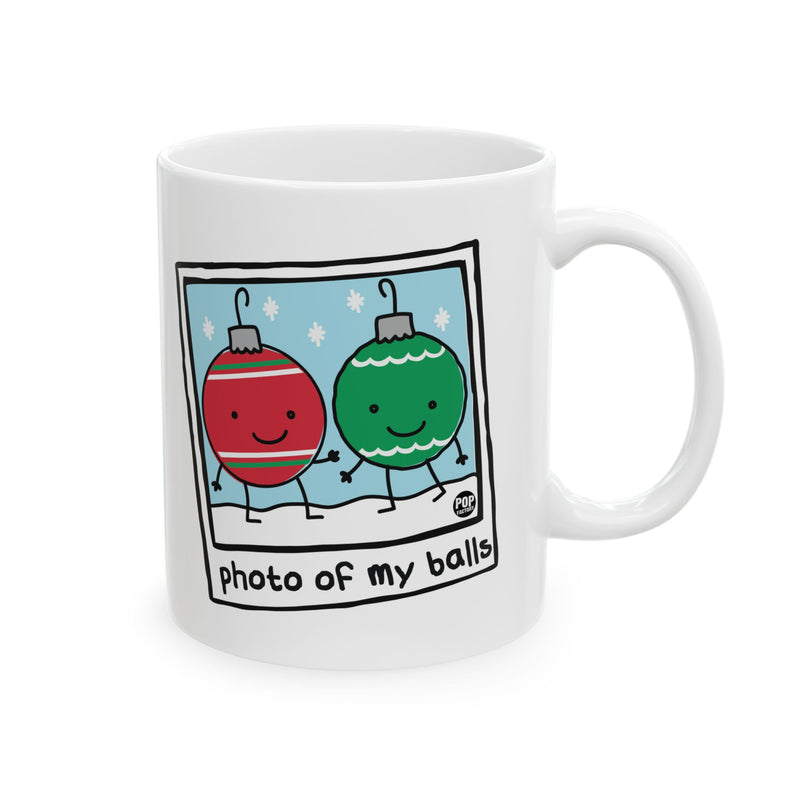 Load image into Gallery viewer, Photo Of My Balls Xmas Mug
