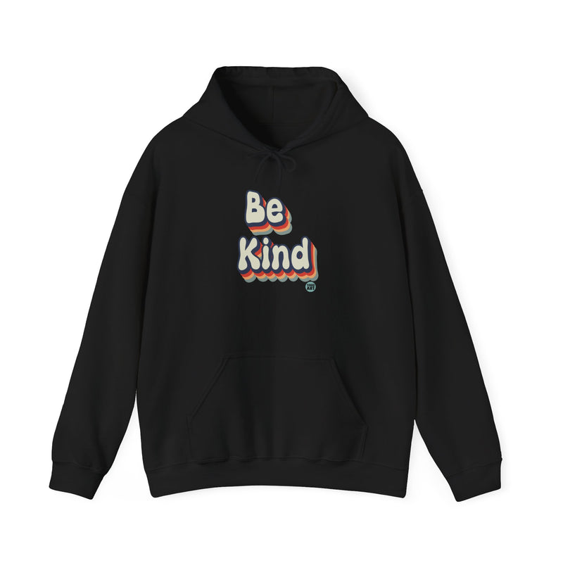 Load image into Gallery viewer, Be Kind Retro Hoodie, Cool Retro Hooded Sweatshirt, Kindness Hoodie
