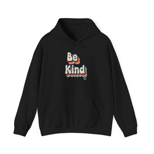 Be Kind Retro Hoodie, Cool Retro Hooded Sweatshirt, Kindness Hoodie