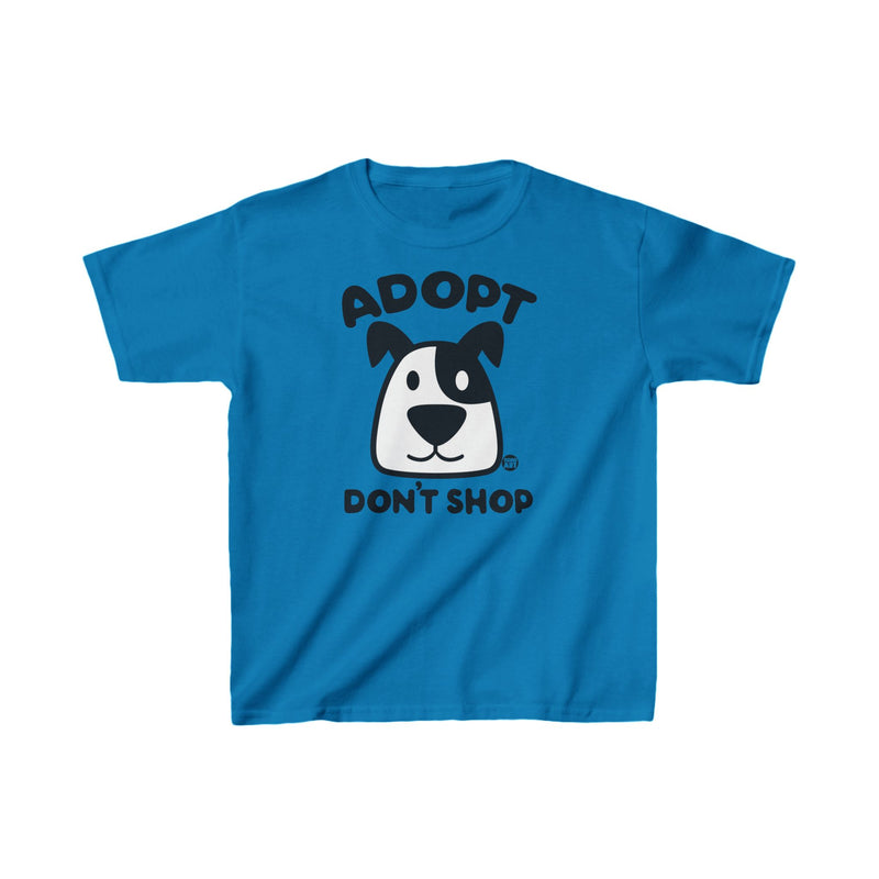 Load image into Gallery viewer, Adopt Don&#39;t Shop Dog Tee, Cute Dog Tshirt for Kids, Cute Kids Tees, Dog Shirt For Kids, Pet Adoption Kids Shirt
