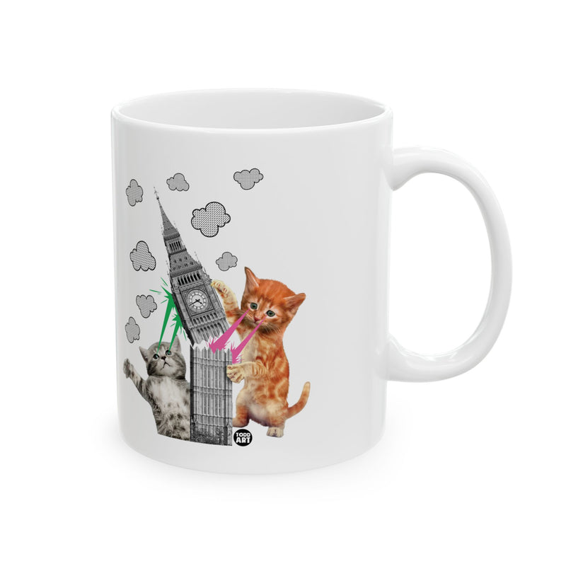 Load image into Gallery viewer, Big Ben Kitties Mug, Funny Big Ben Mug, Funny Kittens Mug
